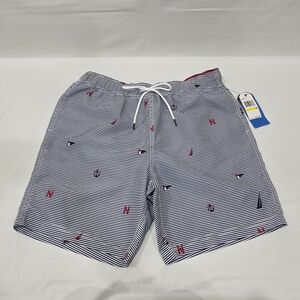 Nautica Striped Men's Swim Shorts